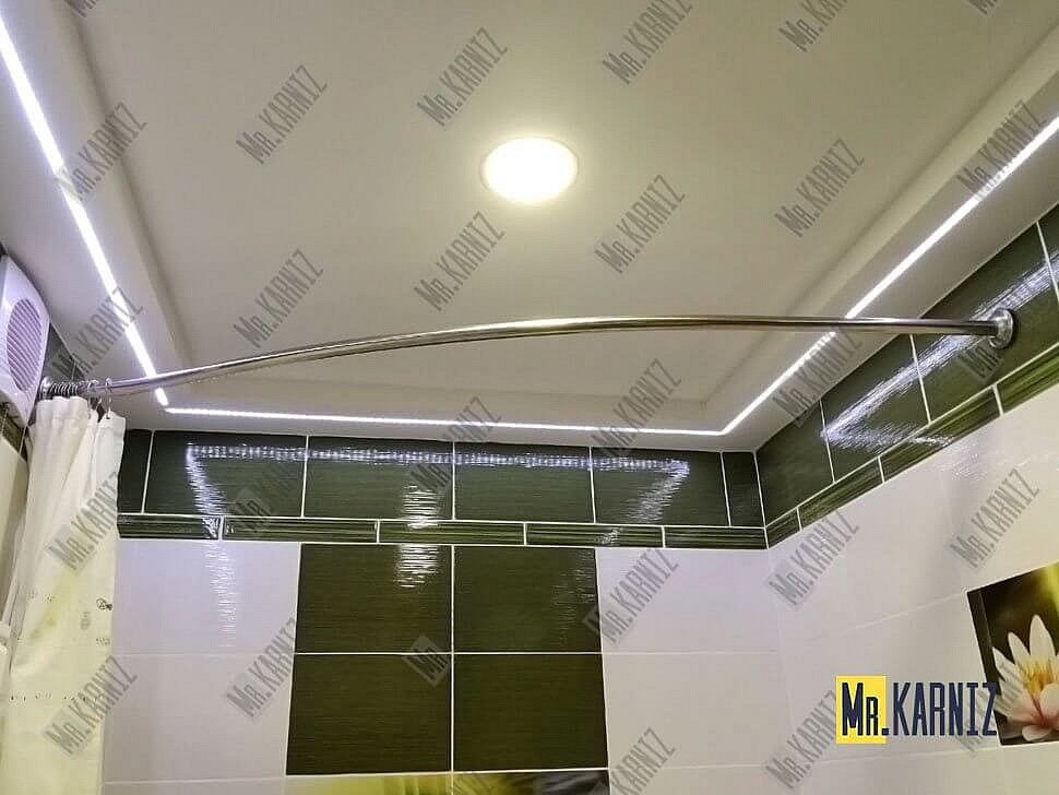Карниз для ванны GNT FRESH Передний борт 170х105 Усиленный 25 мм MrKARNIZ фото 2