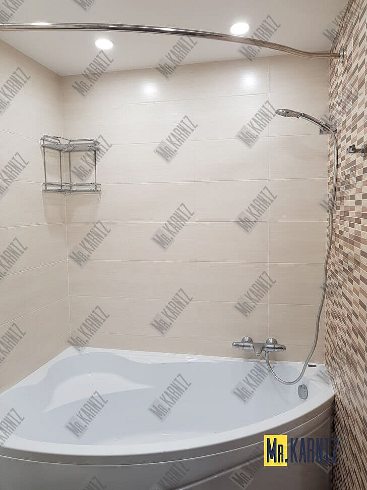 Карниз для ванны GNT FRESH Передний борт 170х105 Усиленный 25 мм MrKARNIZ фото 16