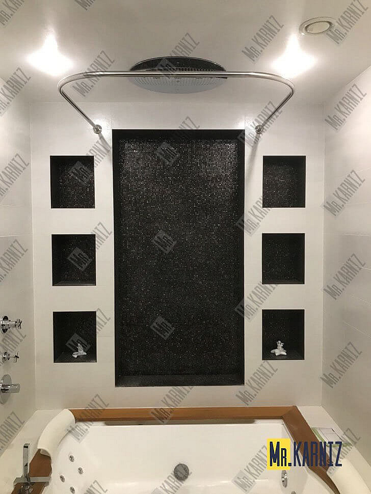 Карниз для ванны Bellrado Сенатор П-образный 189х109 Усиленный 20 мм MrKARNIZ фото 5