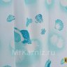 Штора для ванной Sea Snail зеленая фото 5