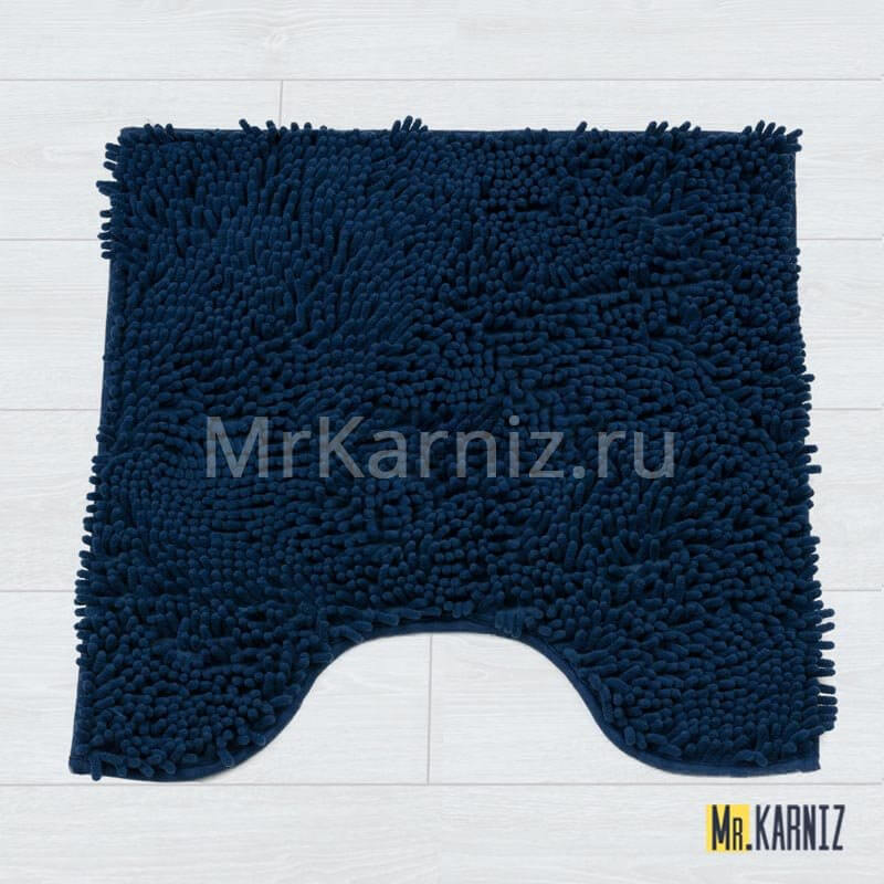 Коврик для туалета Люкс синий