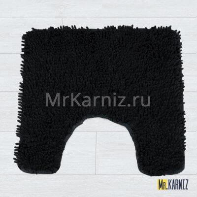 Коврик для туалета Люкс черный