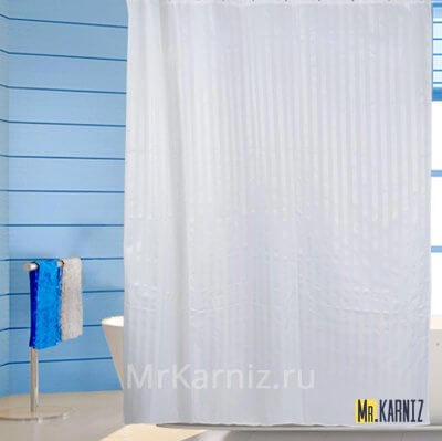 Штора для ванной BIG белая