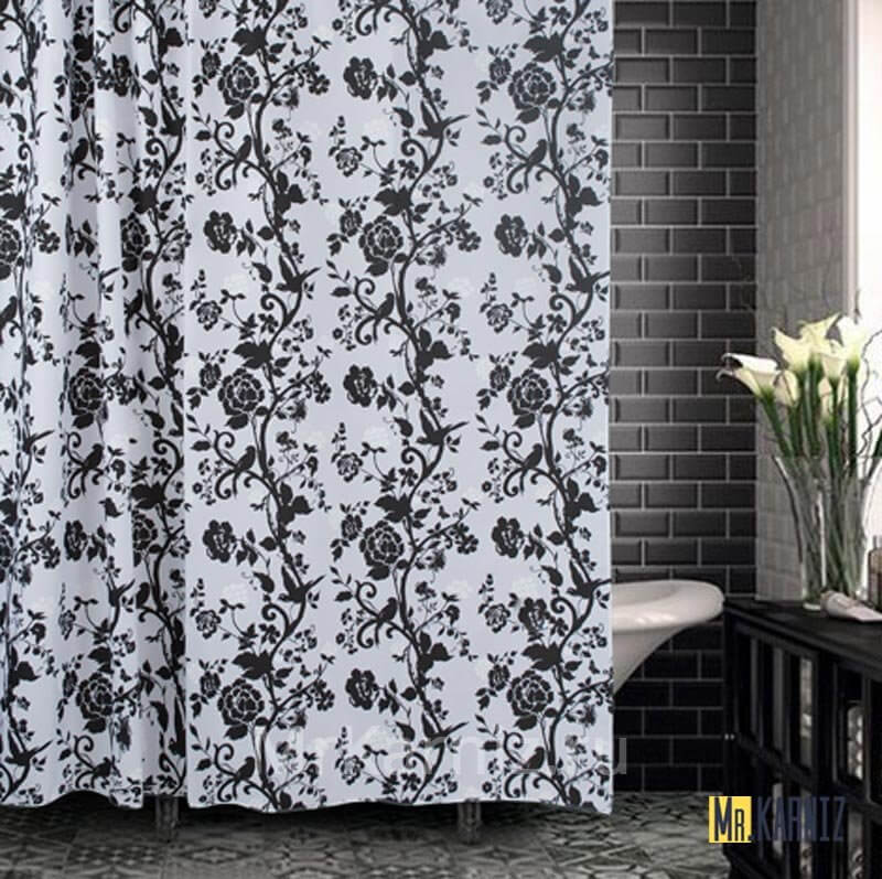 Штора для ванной Bird Music