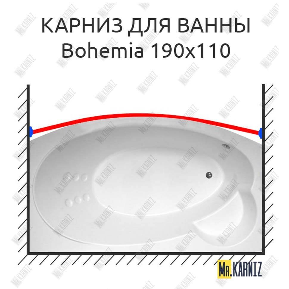 Карниз для ванны GNT BOHEMIA Передний борт 190х110 Усиленный 20 мм MrKARNIZ Карниз для ванны GNT BOHEMIA Передний борт 190х110 Усиленный 20 мм MrKARNIZ