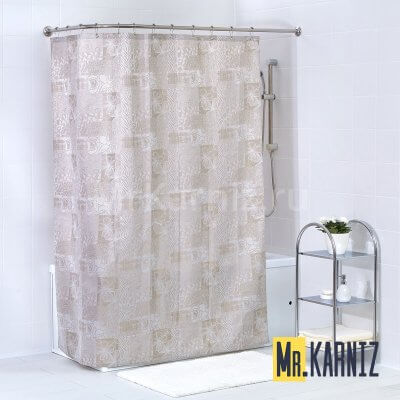 Штора для ванной Жаккард Blossom Age