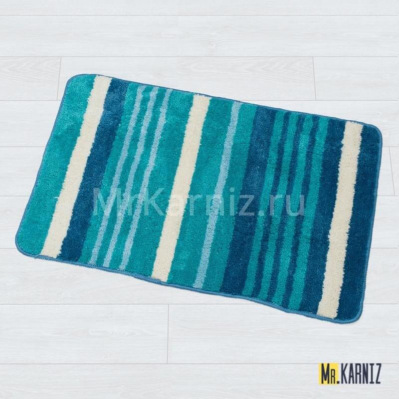 Коврик для ванной Найс 10 голубой Коврик для ванной Найс 10 голубой