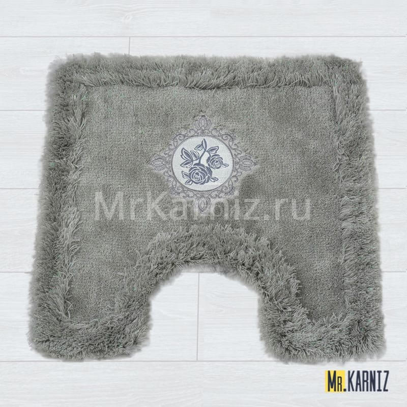 Ковер для туалета Royal серый